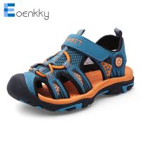 Fashion Children Sandals for Boys Girls Non-Slip Beach Shoes Kids Closed Toe Sports Casual Sandals Hook&amp;Loop Teenagers 2022 New