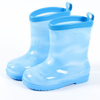 Children Rain Shoes Kids Flower Cloth Boots Child Rain Boots Baby Rubber Cartoon Water Shoe Infants Private Kindergarten Boots