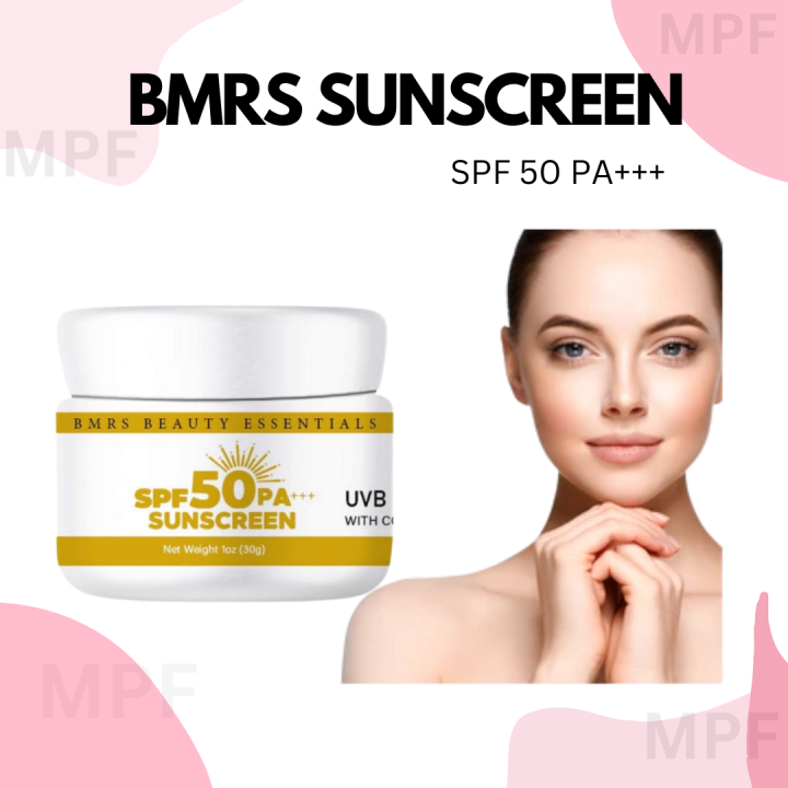 100% Original BMRS SUNSCREEN SPF 50 PA+++ with Collagen and glutathione ...