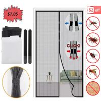 Kitchen Magnetic Window Door Mosquito Net Door Curtain Automatic Fiberglass Mesh Curtain Summer Anti Bug Kitchen Sticker Curtain