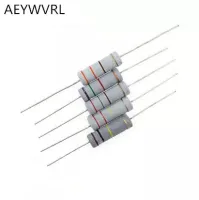 5W Carbon Film resistor 5% 1R ~ 1M 2.2R 10R 22R 47R 51R 100R 150R 470R 1K 4.7K 10K 47K 1 2.2 10 22 47 51 100 150 470 ohm