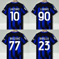 S-3XL 23 24 Adult Home SOCCER JERSEYS INTEMILANS 2023 2024 LAUTARO Football Uniform LUKAKU DZEKO BARELLA BROZOVIC SKRINIAR BASTONI T-shirt