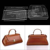 DIY leather handmade craft ladies handbag shoulder bag Messenger bag sewing pattern drawing design template