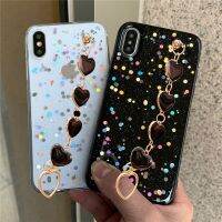 Nana Ko สร้อยข้อมือความรักแบบกลมเลื่อมมันวาว,เคสโทรศัพท์สำหรับ Huawei Nova 3i 5 5i 7 7i 9 P50 Pro SE 5T Y5P Y6P Y7P Y8P Y8S Y9A Y9S