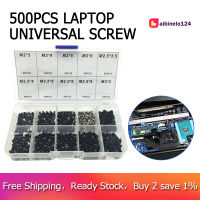 500Pcs Laptop Universal Screw Replacement Kit M2, M2.5, M3 for Lenovo Toshiba Gateway Samsung HP IBM Dell Dell Acer Asus