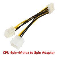 【Big-Sales】 ODM Auto Parts Inch ATX 12V P4 4-Pin กับ Molex ไปยัง EPS 12V 8-Pin เมนบอร์ด/เพาเวอร์ซับพลายซีพียูสายแปลงอะแดปเตอร์ P4 ATX ไปยัง8pin EPS