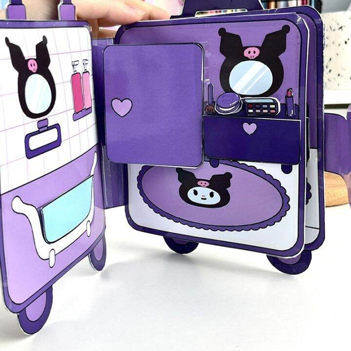 Cartoon Sanrio Kuromi Quiet Book My Melody Handmade DIY Children's Toys ...