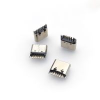 6P USB C Type-C 3.1 Female Jack Placement SMD DIP For PCB Design PD High Current Fast Charge 6 Pin SMT Socket Connector