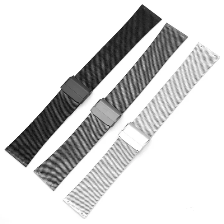 [HOT T] 22mm Screwing Stainless Steel Watch Strap Replacement for