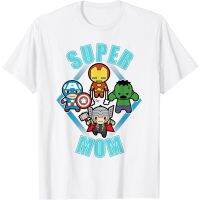 COD Marvel Mothers Day Kawaii Team Super Mom Graphic T-Shirt Adult and youth comfortable cotton T-shirt_01