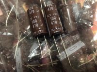 NEW NIPPON Kmg 100V470UF 16X31.5MM CHEMI-CON electrolytic Capacitor 470UF100V NCC 100V 470UF kmg 470UF/100V Electrical Circuitry Parts