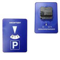 ஐ₪❈ Car Parking Disc Timer Clock Arrival Time Display Blue Plastic Parking Time Tools 24 Parking Disc Parking Meters