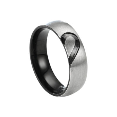 Sanwood ไม้พาย®แหวนคู่กลมครึ่งรูปหัวใจเครื่องประดับ Luster เพชรพลอยเทียมแหวนสำหรับวันวาเลนไทน์แหวนยอดนิยมทั้งหมด