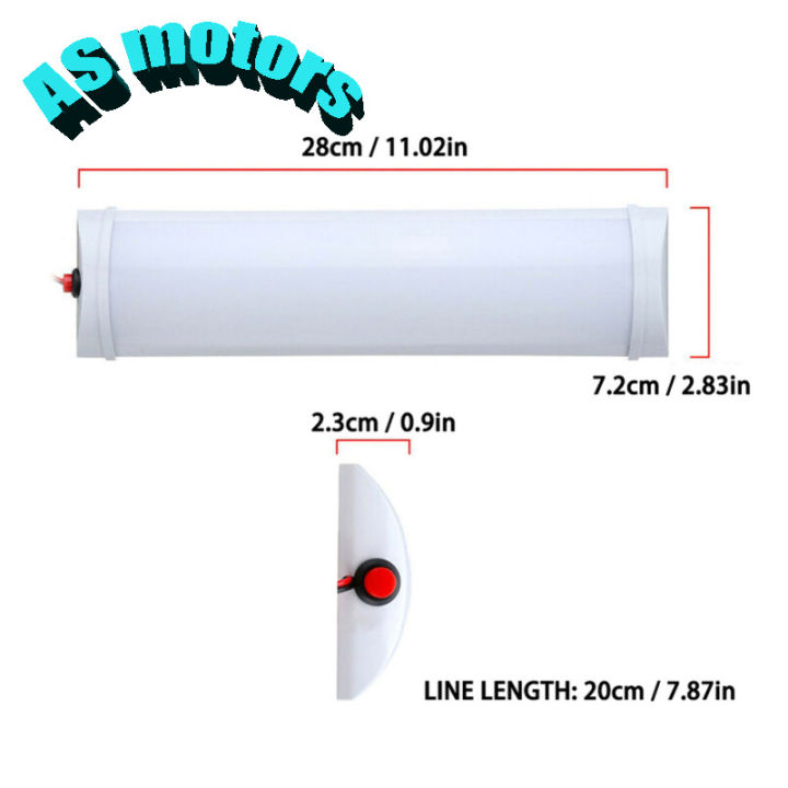 ไฟหลังคาเพดานสำหรับรถพ่วงผู้ออกค่าย-rv-แถบไฟตบแต่งภายในไฟ-led-12v