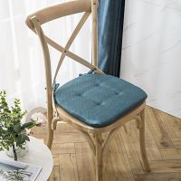 ☾ Attractive Seat Mat Breathable Lightweight Dining Room Chair Seat Butt Cushion with Straps Stool Cushion for Office