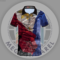 Summer  H668-national Heroes Polo Shirt Full Sublimation 3d Print T-shirt Summer Cotton Short Sleeve Tee 2023 new polo shirt