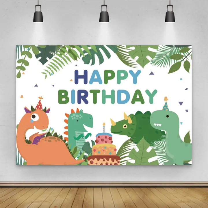 150x100cm Dinosaur Party Backdrop Vinyl Photography Background For Roar ...