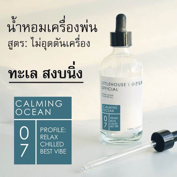 littlehouse-น้ำมันหอมสำหรับเครื่องพ่นไอน้ำโดยเฉพาะ-intense-ozone-humidifier-oil-กลิ่น-calming-ocean-07