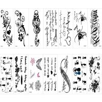 hot【DT】 1 Sheet Temporary Fake Flash Stickers New Design Men Tattoos  280878