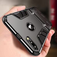 【Enjoy electronic】 Luxury 3D Cool Armor Case For iPhone 8 7 6 6S Plus 5 5s SE Hybrid Shockproof Rugged Case For iPhone X XS MAX XR Stand Cover Case