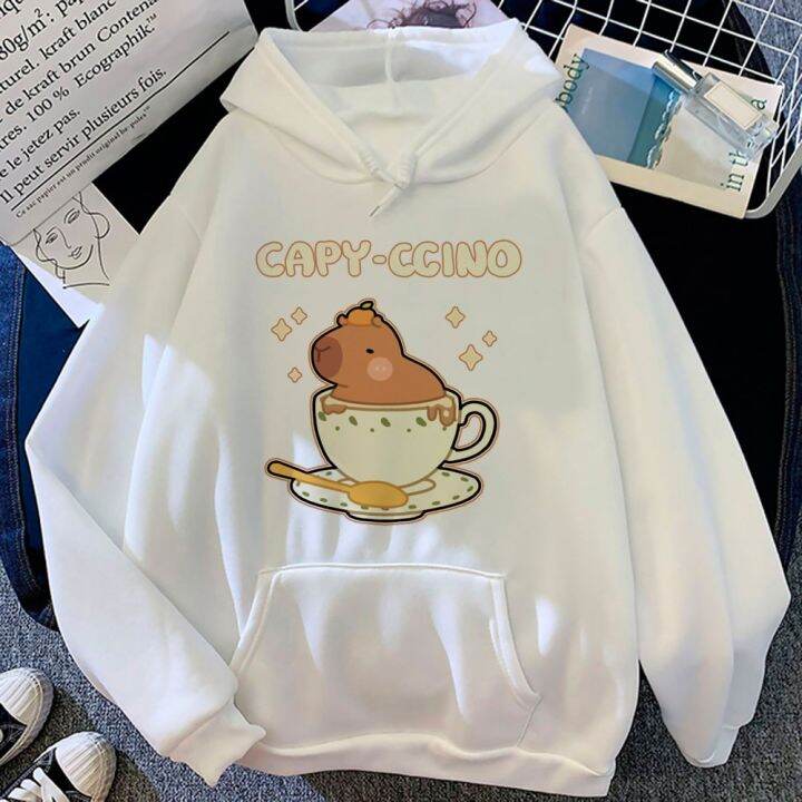 capybara-hoodies-ผู้หญิงอะนิเมะ-harajuku-ความงามเสื้อผ้าวินเทจดึงขนแกะหญิง