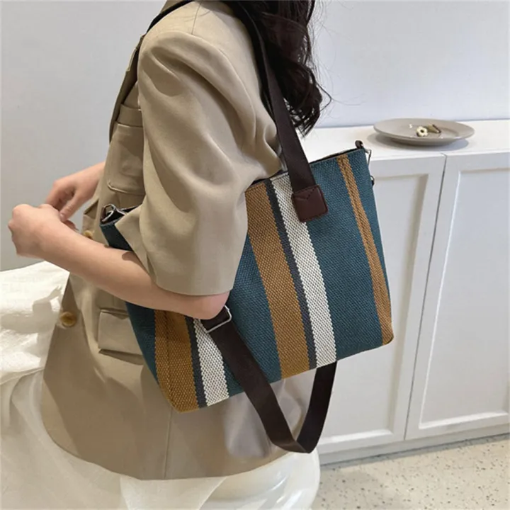 stylish-handbag-versatile-crossbody-bag-small-square-sling-bag-korean-style-shoulder-bag-striped-crossbody-bag