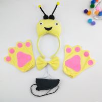 ? COS hair band Halloween bee children performing animals clothes PROM dress up perform ACTS the role of head hoop three-piece suit