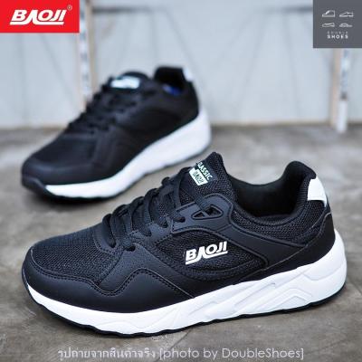 BAOJI รองเท้าวิ่ง รองเท้าผ้าใบหญิง BAOJI รุ่น BJW491 สีดำ ไซส์ 37-41