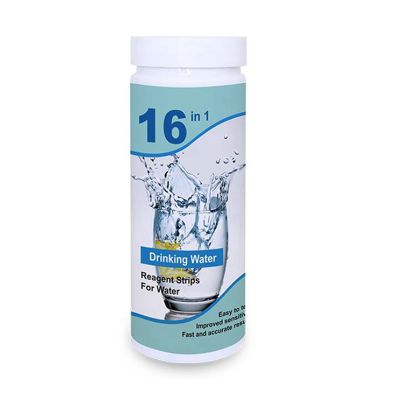 50 Strips Pool Test Strips,PH Test Strips,16 in 1 Water Test Strips Drinking Water,Spa Test Strips,for Well &amp; Tap Water