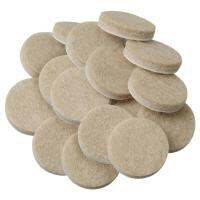 B6Self-Stick Furniture Round Felt Pads for Hard Surfaces 48-Pcs