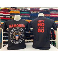 เสื้อวงดนตรี Ramones เสื้อวินเทจ เท่ๆป้าใส่สบาย Cotton100