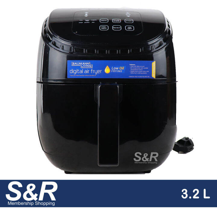 Baumann Living Digital Air Fryer BMKZW32150A Lazada PH