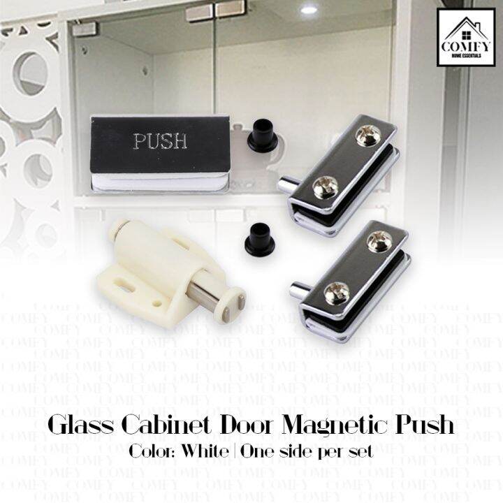 (PER SET) Glass Hinges Single Push To Open Glass Door