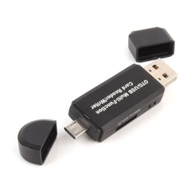 [ราคาถูก] เครื่องอ่านการ์ด OTG USB แบบมัลติฟังก์ชั่นเครื่องอ่านการ์ด SD Micro-SD ความเร็วสูง
