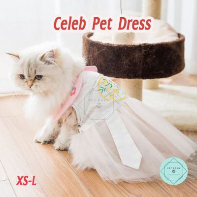 Celeb Pet Dress เสื้อสัตว์เลี้ยง เสื้อหมา เสื้อแมว เสื้อสุนัข ชุดหมา ชุดแมว korean