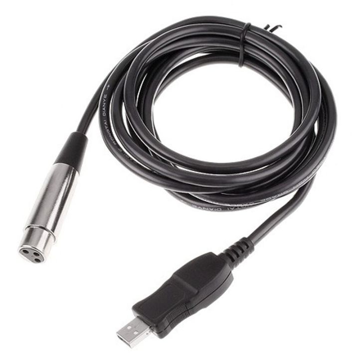 3m-usb-male-to-xlr-female-microphone-usb-mic-link-cable-new