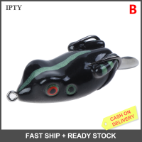 IPTY 1PC เหยื่อนุ่มเหยื่อตกปลาล่อกบ TREBLE hooks crankbaits เหยื่อเทียม