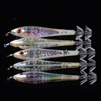 【DT】hot！ Balleo 5pcs/lot 10cm/4.2 Squid jig head Soft lure Fishing wobbler Tackle Carp Fly crankbait