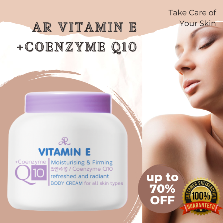 Ar Vitamin E Coenzyme Q10 Body Cream Nourish Skin Body Prevent