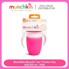 Munchkin Miracle 360 Trainer Cup - Pink - 7oz