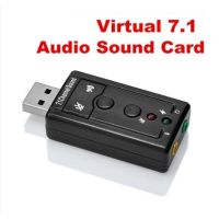 ??HOT!!ลดราคา?? USB การ์ดเสียง Audio 3D Sound Virtual 7.1 Channel Card Adapter ##ที่ชาร์จ แท็บเล็ต ไร้สาย เสียง หูฟัง เคส Airpodss ลำโพง Wireless Bluetooth โทรศัพท์ USB ปลั๊ก เมาท์ HDMI สายคอมพิวเตอร์