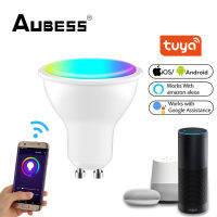 Diy Wifi สมาร์ทสปอตไลท์หรี่แสงได้เสียงสำหรับ Alexa Home Rgb ไฟ Led Gu10หลอดไฟจับเวลา4วัตต์ Tuya ปรับความสว่าง *