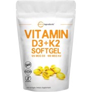 Micro Ingredients Vitamin D3 5000IU K2 MK7 100MCG