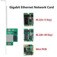 M.2 B คีย์และคีย์ M/M.2คีย์และ E Key/ Mini PCI-Express ไปยัง10 /100/1000M เครือข่ายอีเธอร์เน็ต Gigabit การ์ด