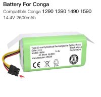 14.4V 2600mAh Li-ion Replacement Battery Compatible with Conga Excellence 1290 1390 1490 1590 Lithium-ion battery Part (hot sell)Humphrey Job