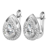 [Free ship] Ins hot style personality fresh and exquisite heart-shaped crystal zircon high-end