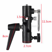 Jadkinsta Tripod Head H Type Flash Bracket Holder Tripod Light Stand Holder With Umbrella Mount and 14 38 Screw Adapter