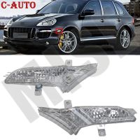 Car Right Left Plastic Clear Front Side Marker Lights For Porsche Cayenne 2008 95563103501 95563103601 Auto Marker Light