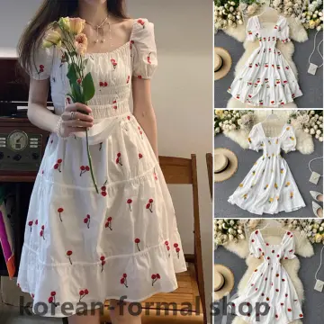 Buy Dress For Women Casual Dress Korean White online