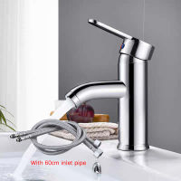 New Round Black Bathroom Faucet Stainless Steel Basin Mixer Bathroom Accessories Tap Bathroom Sink Basin Mixer Tap